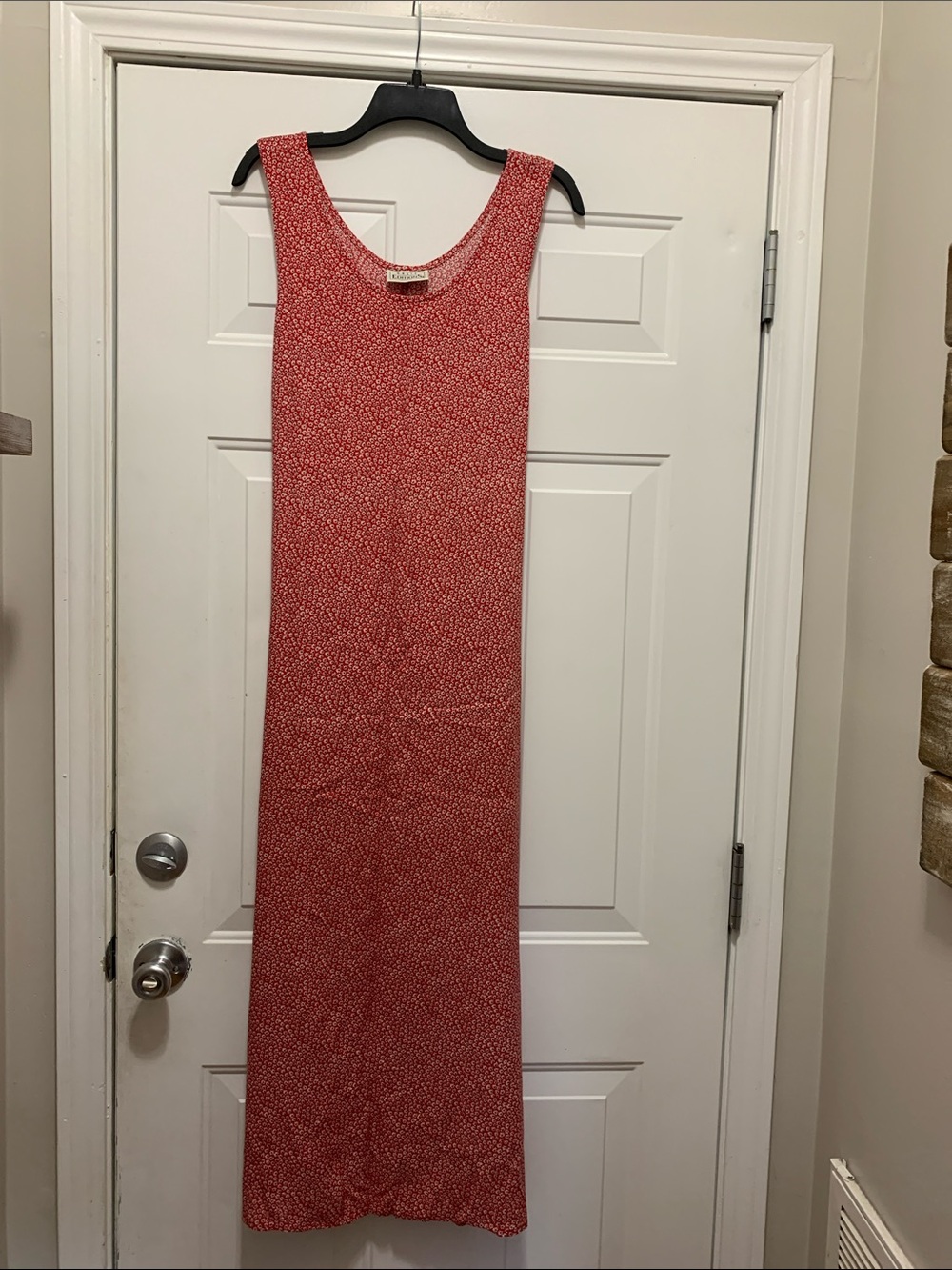 3/$15 Red Floral Maxi Dress Size Medium